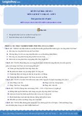 Đề thi học kì 1 Lịch sử và Địa lí 9 KNTT - Đề số 1